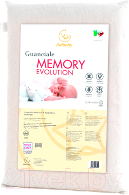 Подушка для малышей Italbaby Memory Evolution 020.3250 38x58 - фото