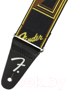 Ремень для гитары Fender Weighless Mono Strap B/Y/B