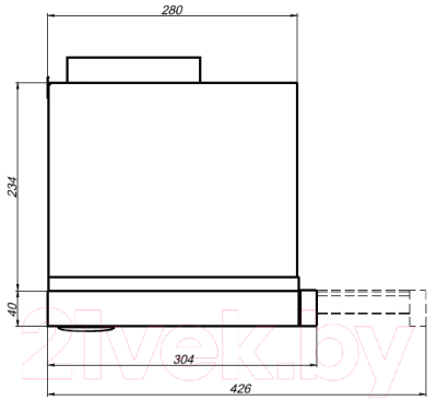 Вытяжка телескопическая Elikor Интегра Glass 60П-650-В2Л / 934207