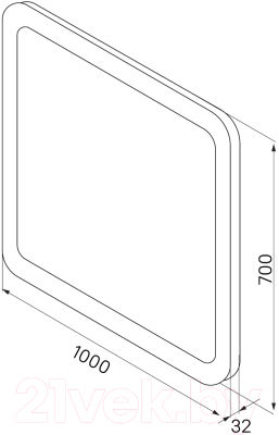 Зеркало IDDIS Edifice ЗЛП109