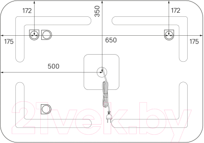 Зеркало IDDIS Edifice ЗЛП109