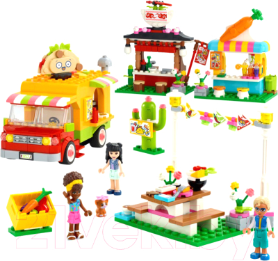 Конструктор Lego Friends Рынок уличной еды 41701