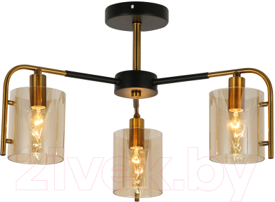 Люстра Aitin-Pro НПБ RH16069/3 (черный/золото) - фото
