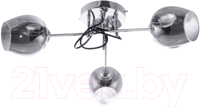 Люстра Aitin-Pro НПБ K098/3 (хром/черный) - фото