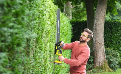 Кусторез аккумуляторный Ryobi HP RY18HTX60A-0