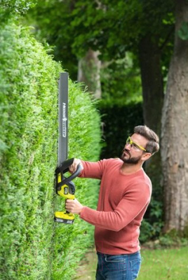 Кусторез аккумуляторный Ryobi HP RY18HTX60A-0