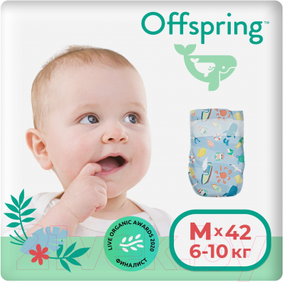 Подгузники детские Offspring M 6-10кг Сидней / OF01M42S - фото