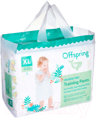 Подгузники-трусики детские Offspring XL 12-20кг Авокадо / OF02XLAVO