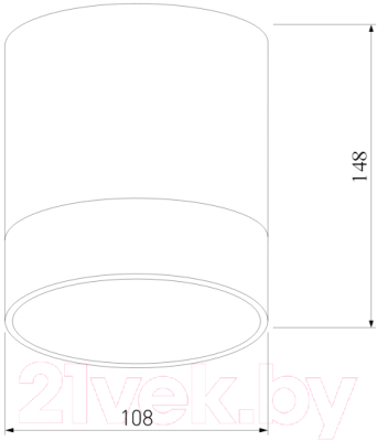 Светильник уличный Elektrostandard Light LED 2107 35140/H