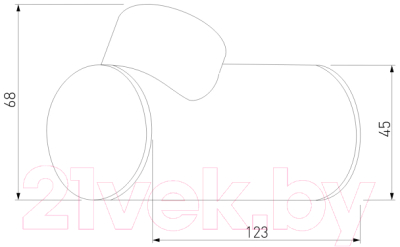 Бра уличное Elektrostandard Ray LED 35134/W
