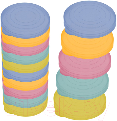 Набор крышек для банок Мультидом Радуга / ЭМ76-96