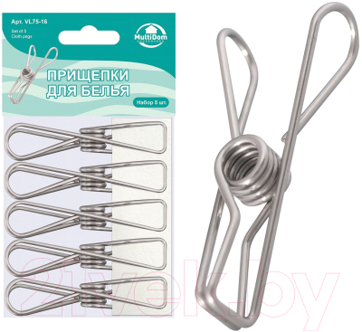 Прищепки Мультидом VL75-16