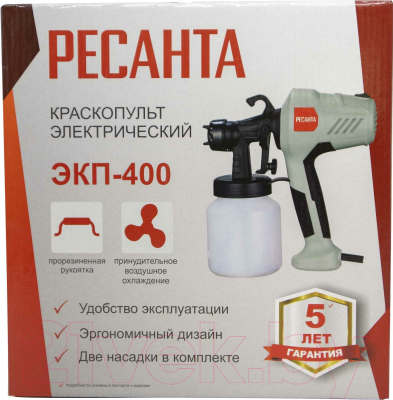 Краскопульт электрический Ресанта ЭКП-400 (75/17/1)