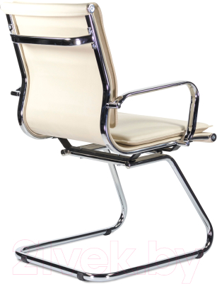 Кресло офисное Brabix Kayman CF-102 / 532573 (экокожа, хром/бежевый)