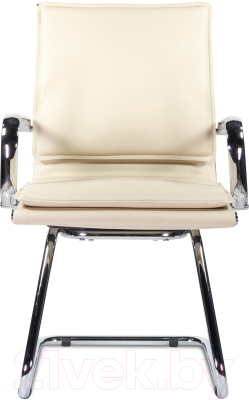 Кресло офисное Brabix Kayman CF-102 / 532573 (экокожа, хром/бежевый)