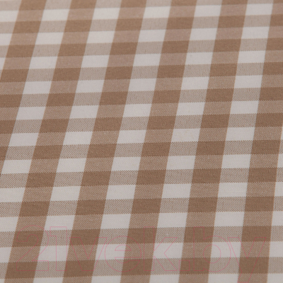 Стул Tetchair Picasso 45x53x97 (дерево гевея/Ivory White/слоновая кость/ткань клетка мелкая)