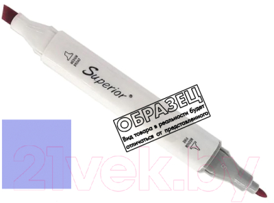 Маркер перманентный Superior Двухсторонний B215 - фото