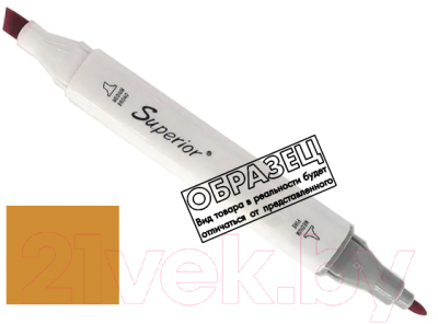 Маркер перманентный Superior Двухсторонний BR236 - фото