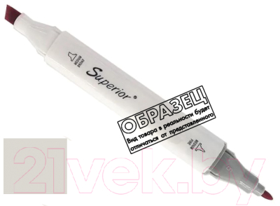 Маркер перманентный Superior Двухсторонний GG1 - фото
