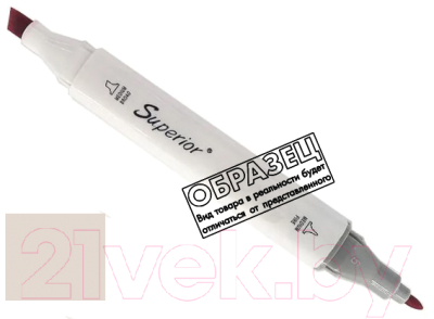 Маркер перманентный Superior Двухсторонний GG211 - фото