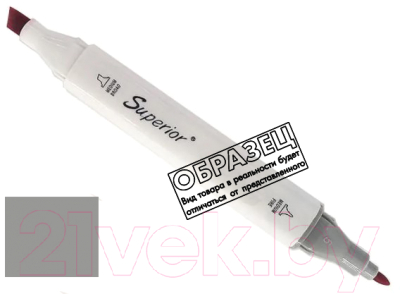 Маркер перманентный Superior Двухсторонний GG213 - фото
