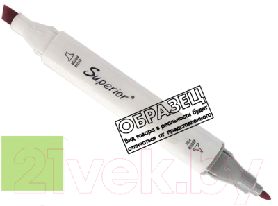 Маркер перманентный Superior Двухсторонний NY228 - фото