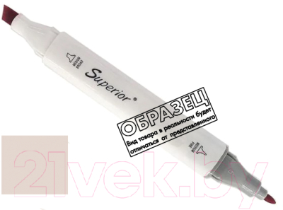 Маркер перманентный Superior Двухсторонний WG201 - фото