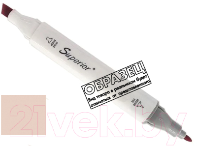 Маркер перманентный Superior Двухсторонний WG203 - фото