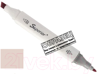 Маркер перманентный Superior Двухсторонний WG206 - фото