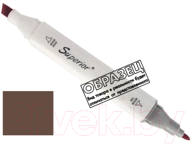 Маркер перманентный Superior Двухсторонний WG209 - фото