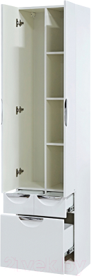 Шкаф-пенал для ванной Misty 50 / П-Жас05050-0112Я