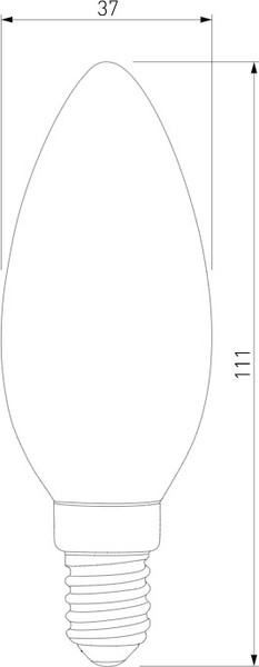 Лампа Elektrostandard Свеча СD LED 8W 4200K E14 BLE1403