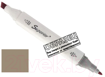 Маркер перманентный Superior Двухсторонний WG4 - фото