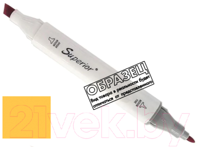 Маркер перманентный Superior Двухсторонний Y232 - фото