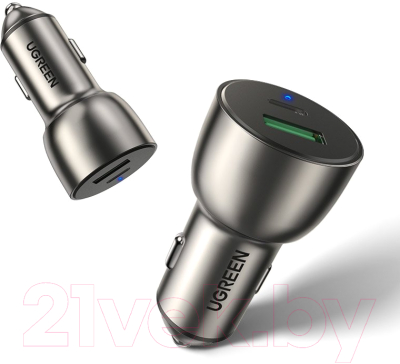 Зарядное устройство автомобильное Ugreen CD213 / 60980