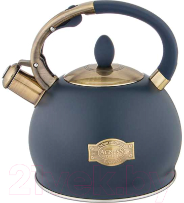 Чайник со свистком Agness 937-841 - фото
