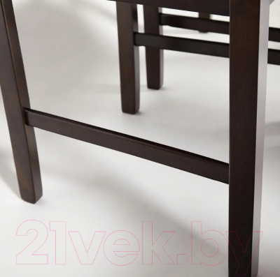 Обеденная группа Tetchair Hudson Dining Set эконом (дерево гевея/Cappuccino)