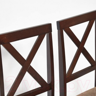 Обеденная группа Tetchair Hudson Dining Set эконом (дерево гевея/Cappuccino)