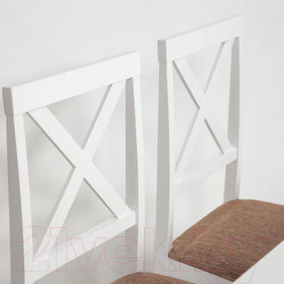 Обеденная группа Tetchair Hudson Dining Set эконом (дерево гевея/Pure White)