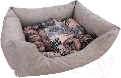 Лежанка для животных Happy Friends Пухлик №2 Медиум / stm 418 - фото