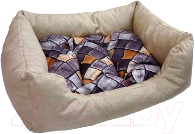 Лежанка для животных Happy Friends Пухлик №1 Классика / stm 446 - фото