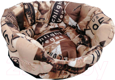 Лежанка для животных Happy Friends Ракушка №1 Большие города / stm 408 - фото