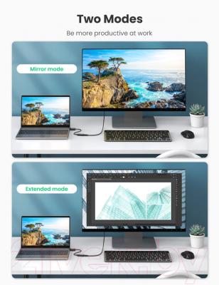 Кабель Ugreen DP To HDMI MM137 / 70694