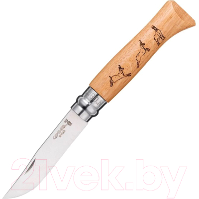 Нож складной Opinel №8 VRI Animalia Chamois серна / 0016219 - фото