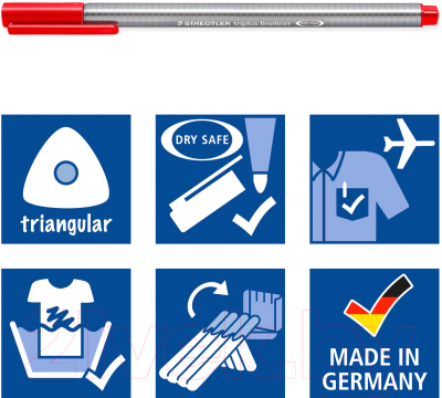 Ручка капиллярная Staedtler Триплюс / 334-201