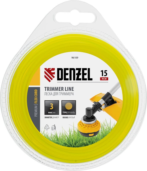 Леска для триммера Denzel Flex Cord 96109
