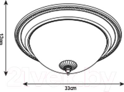 Потолочный светильник Arte Lamp Porch A1305PL-2AB