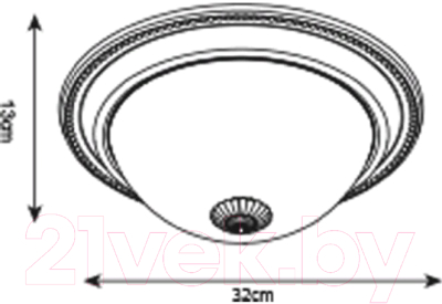 Потолочный светильник Arte Lamp A1306PL-2AB