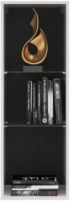 Шкаф навесной НК Мебель Gloss / 71373112 (белый/белый глянец)