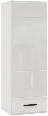 Шкаф навесной НК Мебель Gloss / 71373113 (белый/белый глянец) - фото